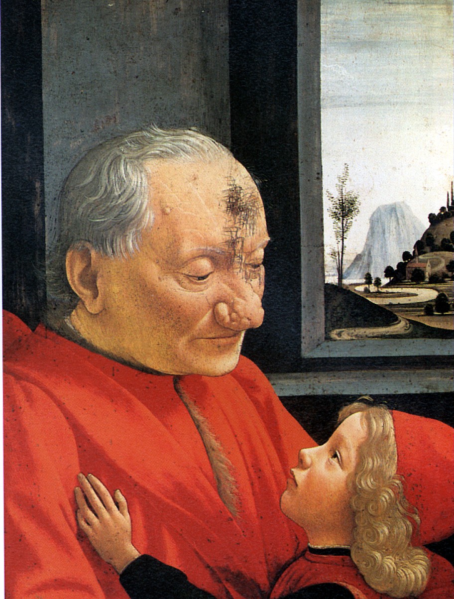 GIRLANDAYO of of of DOMENICO Portret old man with the grandson. Florence