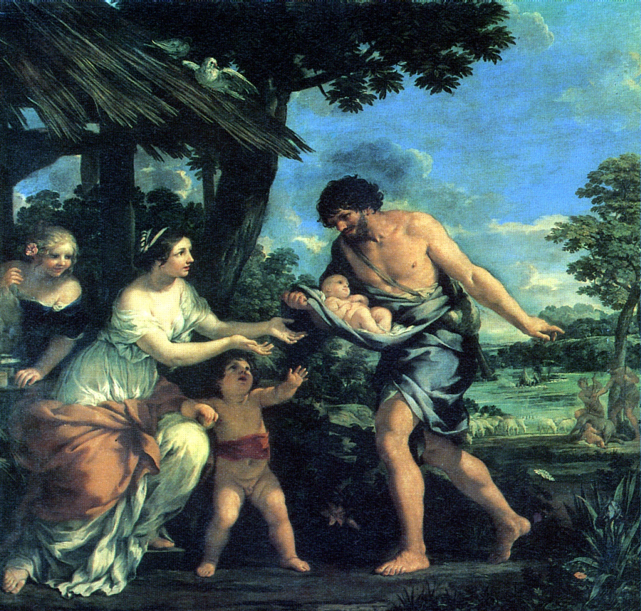 Finding of Romula and Ram Faustulom. Cortonum PIETRO'S CORTONUM YES